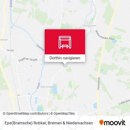 Epe(Bramsche) Robker Karte