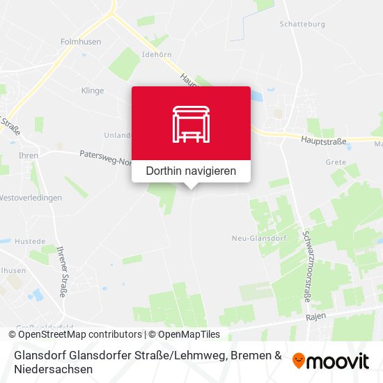 Glansdorf Glansdorfer Straße / Lehmweg Karte