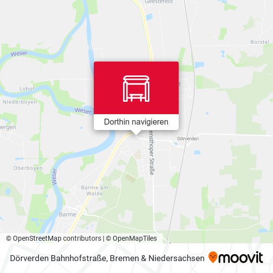 Dörverden Bahnhofstraße Karte