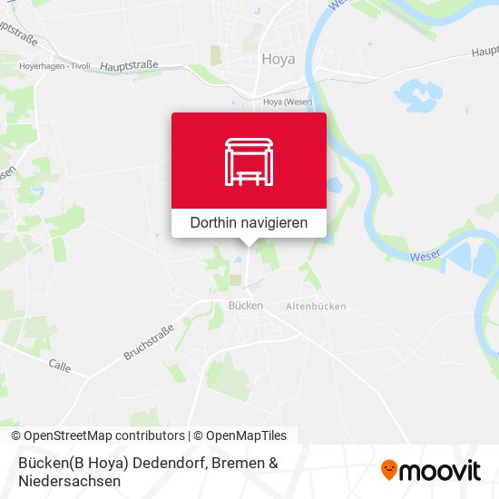 Bücken(B Hoya) Dedendorf Karte