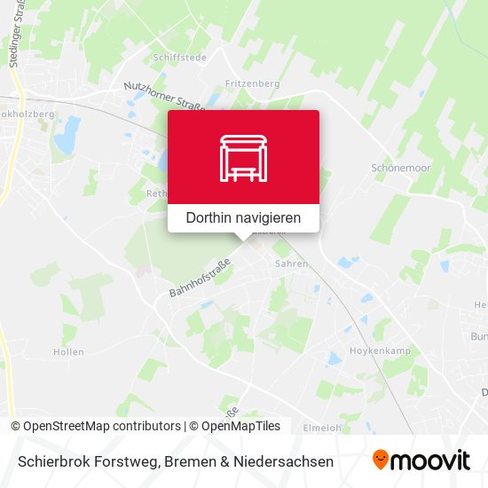 Schierbrok Forstweg Karte