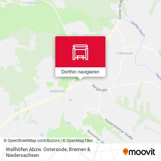 Wallhöfen Abzw. Ostersode Karte