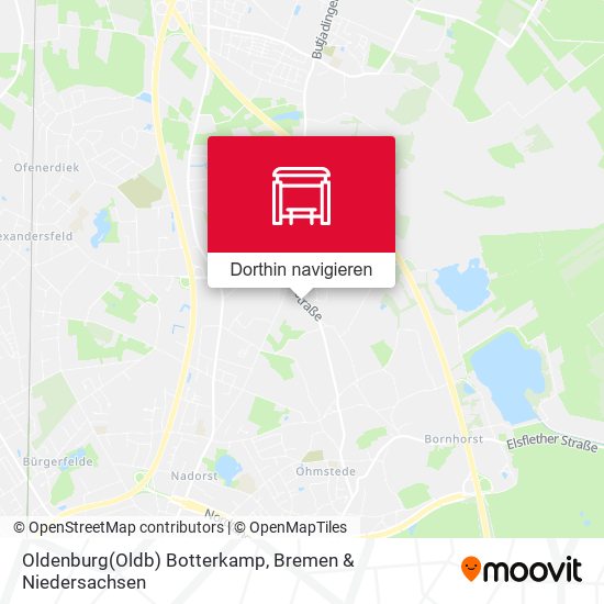 Oldenburg(Oldb) Botterkamp Karte