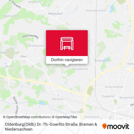 Oldenburg(Oldb) Dr.-Th.-Goerlitz-Straße Karte
