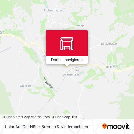 Uslar Auf Der Höhe Karte