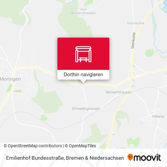 Emilienhof Bundesstraße Karte