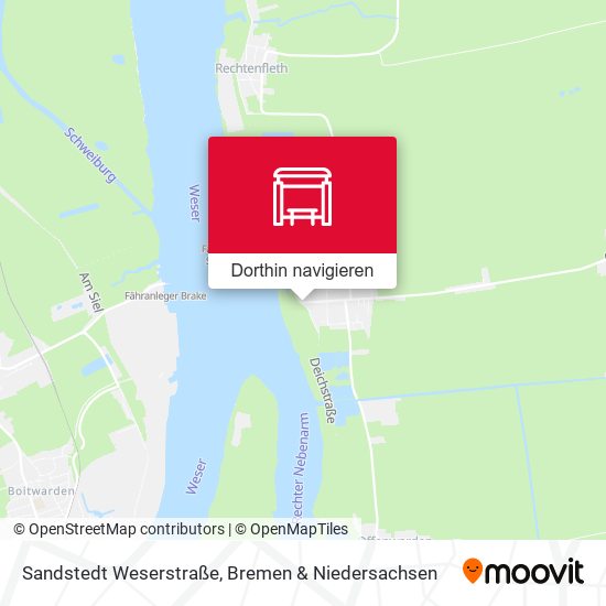 Sandstedt Weserstraße Karte