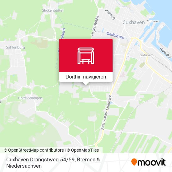 Cuxhaven Drangstweg 54/59 Karte