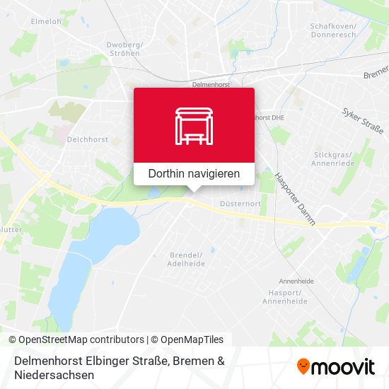 Delmenhorst Elbinger Straße Karte