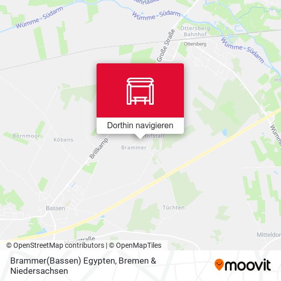 Brammer(Bassen) Egypten Karte