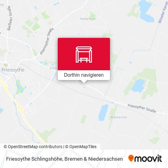 Friesoythe Schlingshöhe Karte