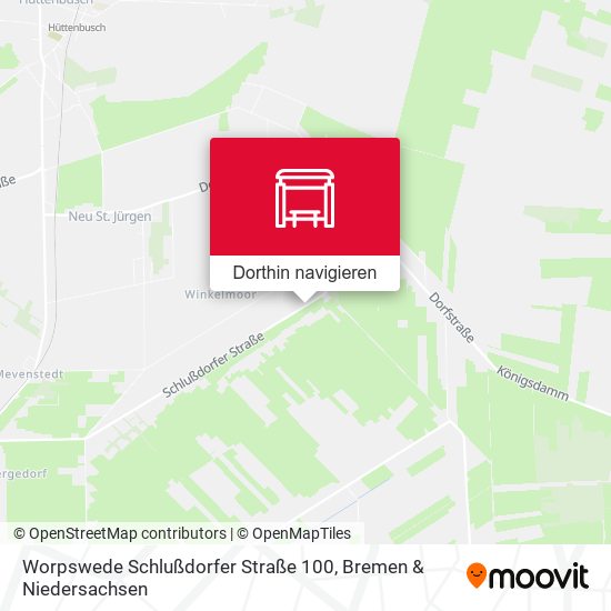 Worpswede Schlußdorfer Straße 100 Karte