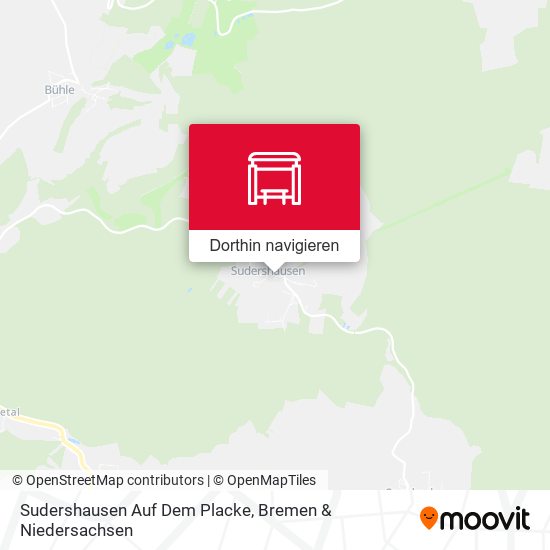 Sudershausen Auf Dem Placke Karte