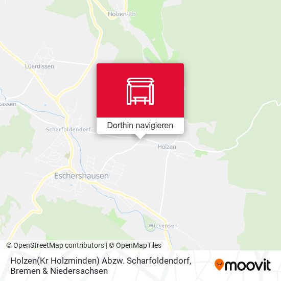 Holzen(Kr Holzminden) Abzw. Scharfoldendorf Karte