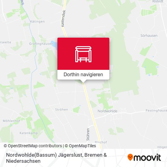 Nordwohlde(Bassum) Jägerslust Karte