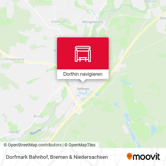 Dorfmark Bahnhof Karte