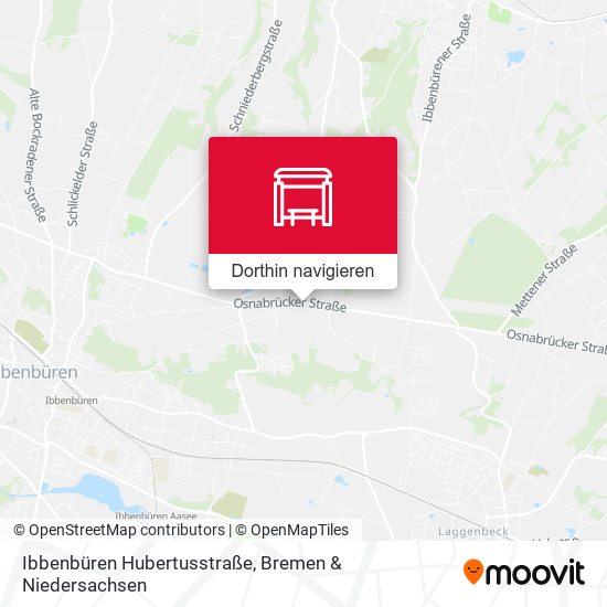 Ibbenbüren Hubertusstraße Karte