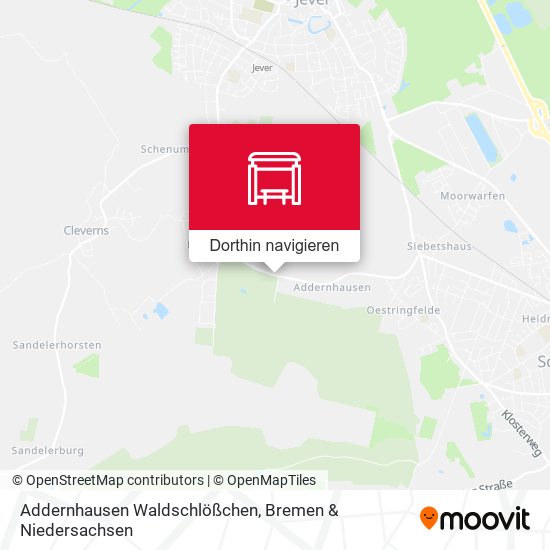 Addernhausen Waldschlößchen Karte