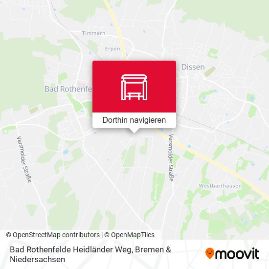 Bad Rothenfelde Heidländer Weg Karte