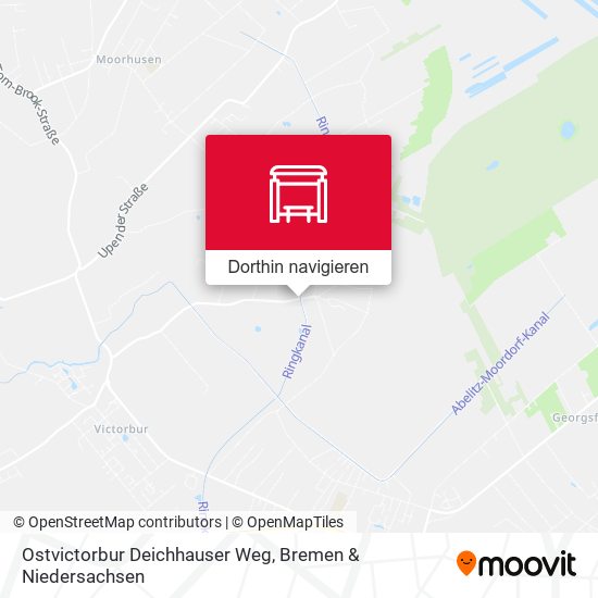 Ostvictorbur Deichhauser Weg Karte