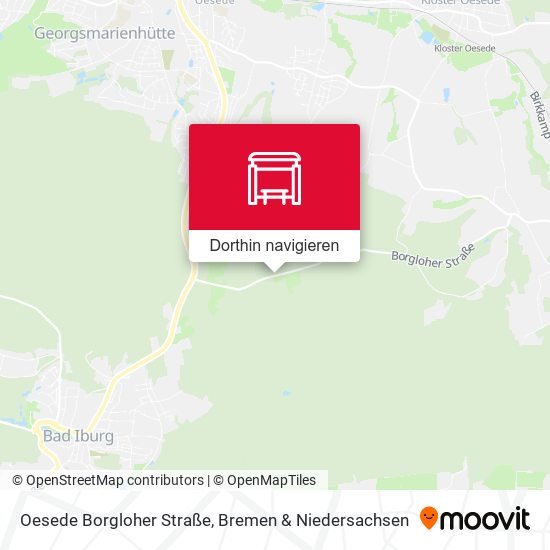 Oesede Borgloher Straße Karte