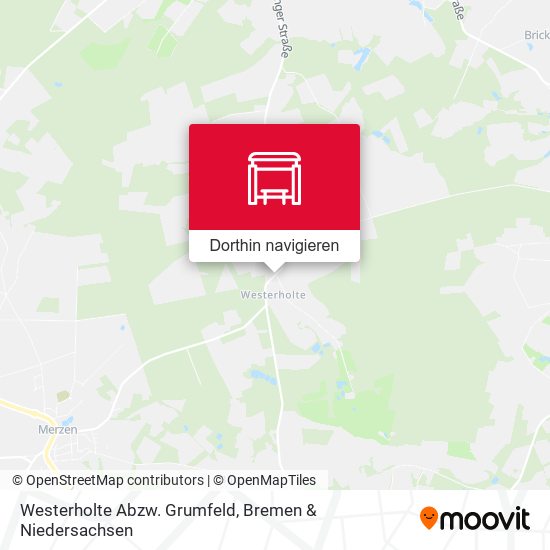 Westerholte Abzw. Grumfeld Karte
