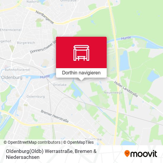 Oldenburg(Oldb) Werrastraße Karte