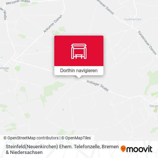 Steinfeld(Neuenkirchen) Ehem. Telefonzelle Karte