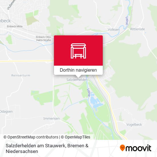 Salzderhelden am Stauwerk Karte