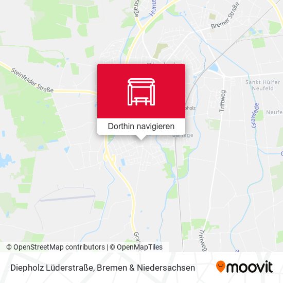 Diepholz Lüderstraße Karte