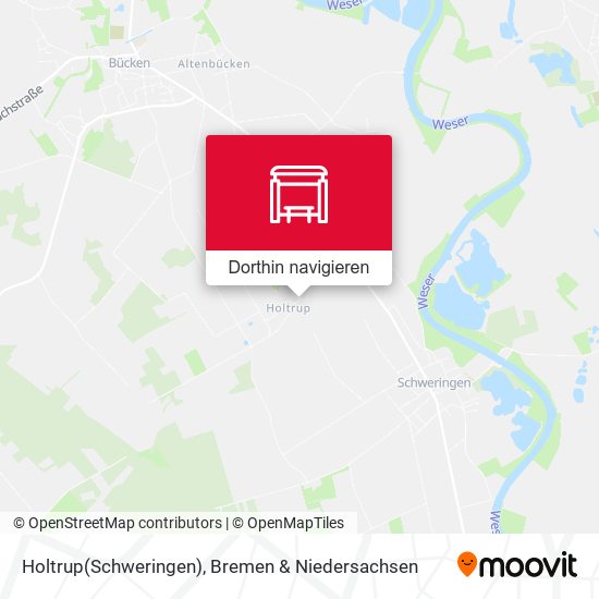 Holtrup(Schweringen) Karte