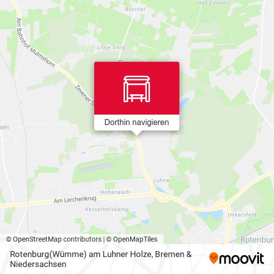 Rotenburg(Wümme) am Luhner Holze Karte