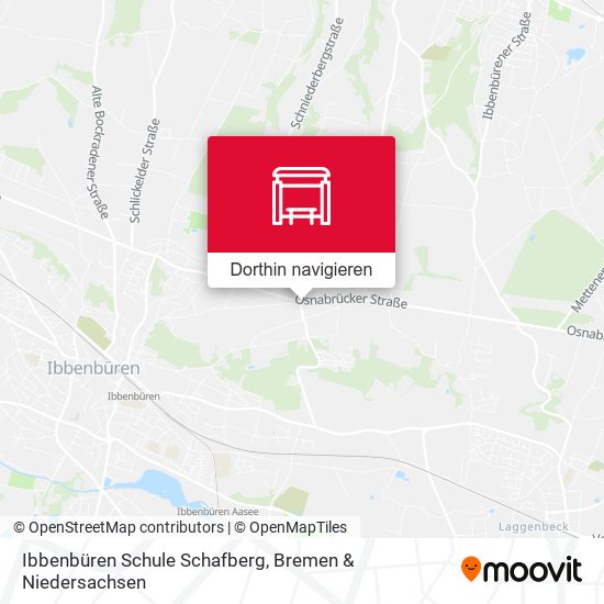 Ibbenbüren Schule Schafberg Karte