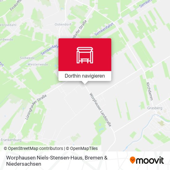 Worphausen Niels-Stensen-Haus Karte