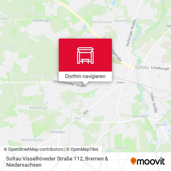 Soltau Visselhöveder Straße 112 Karte
