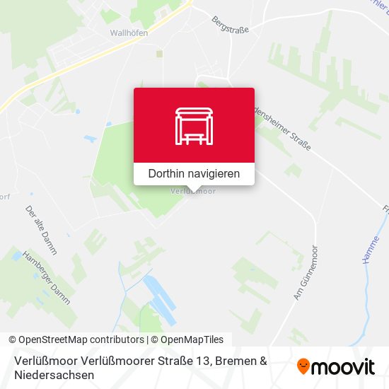 Verlüßmoor Verlüßmoorer Straße 13 Karte