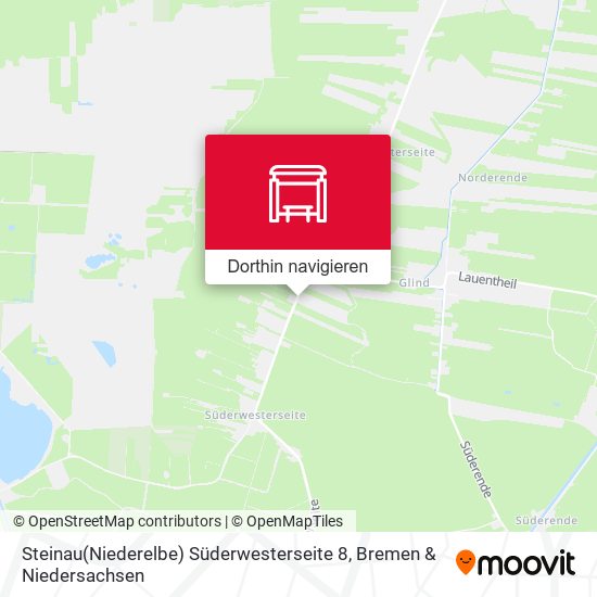 Steinau(Niederelbe) Süderwesterseite 8 Karte