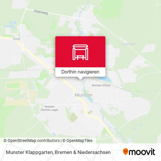 Munster Klappgarten Karte