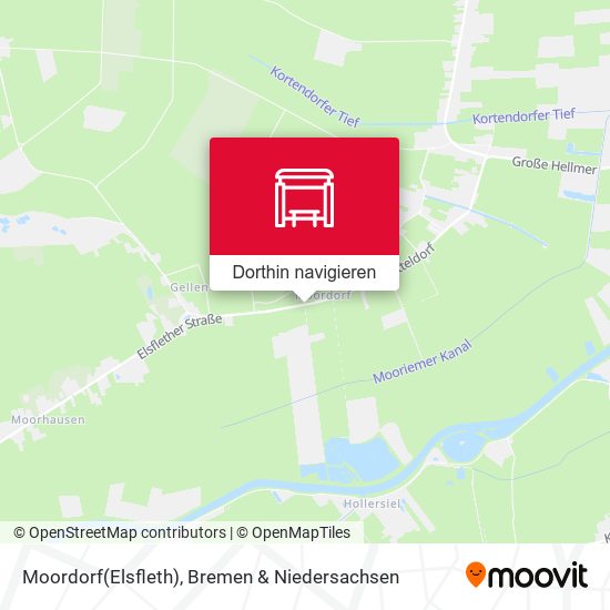 Moordorf(Elsfleth) Karte