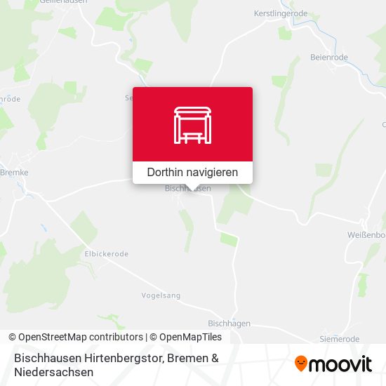 Bischhausen Hirtenbergstor Karte