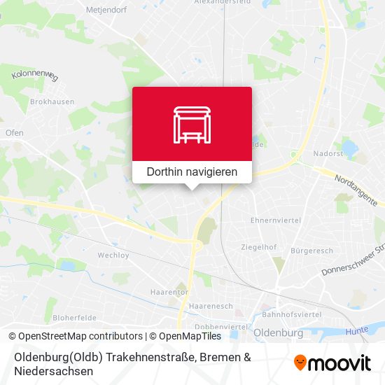 Oldenburg(Oldb) Trakehnenstraße Karte