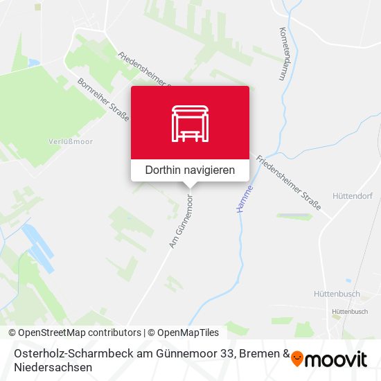 Osterholz-Scharmbeck am Günnemoor 33 Karte