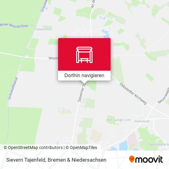 Sievern Tajenfeld Karte
