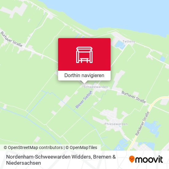 Nordenham-Schweewarden Widders Karte