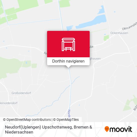 Neudorf(Uplengen) Upschottenweg Karte