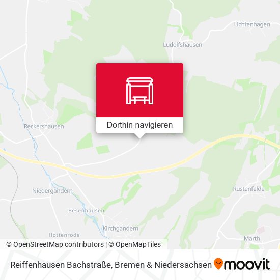 Reiffenhausen Bachstraße Karte