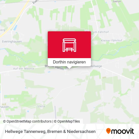 Hellwege Tannenweg Karte
