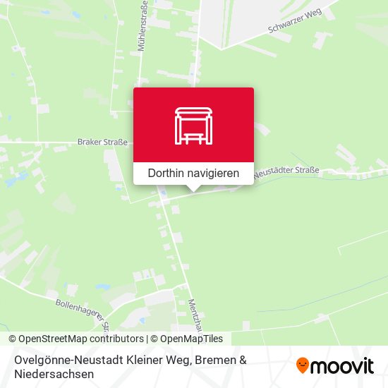 Ovelgönne-Neustadt Kleiner Weg Karte