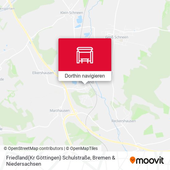 Friedland(Kr Göttingen) Schulstraße Karte