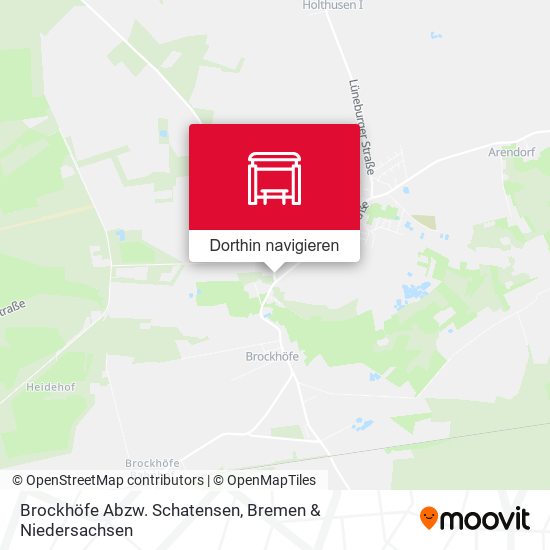 Brockhöfe Abzw. Schatensen Karte
